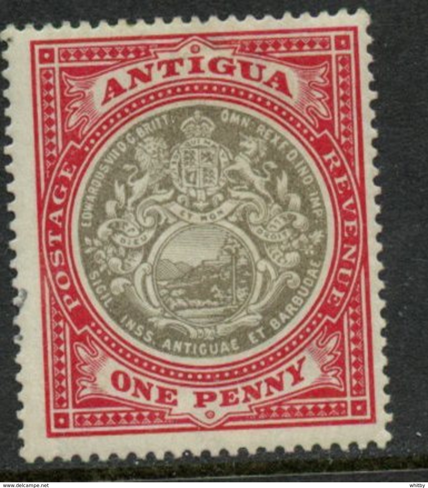 Antigua  1903 1p Seal Issue #22  MH - 1858-1960 Crown Colony