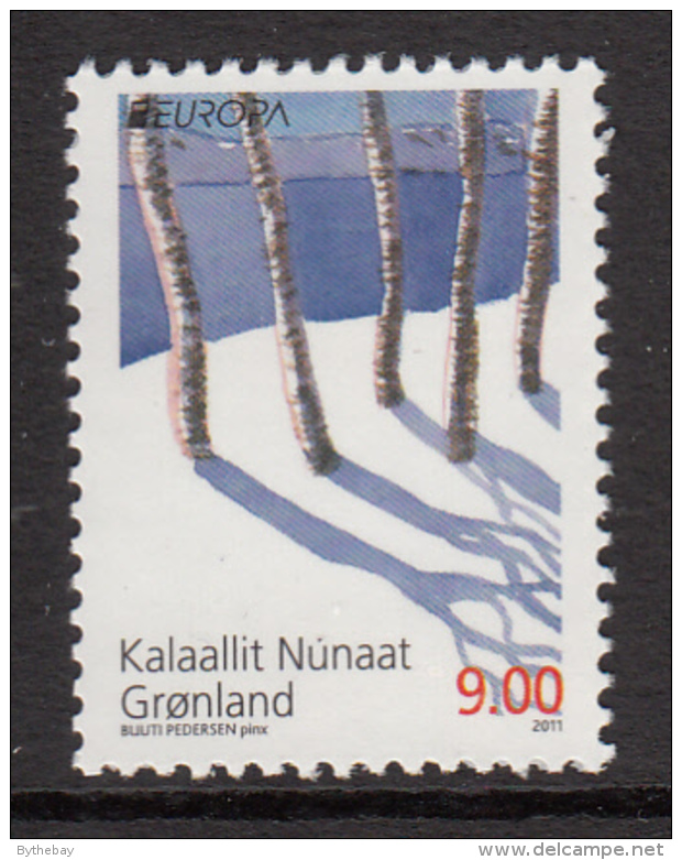 Greenland MNH 2011 Scott #587 Trees In Winter - EUROPA - Neufs