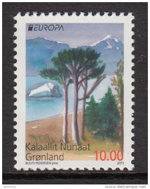 Greenland MNH 2011 Scott #588 Trees In Summer - EUROPA - Ungebraucht