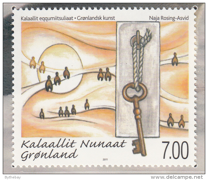 Greenland MNH 2011 Scott #597 7k Painting By Naja Rosing-Asvid Contemporary Art - Nuevos