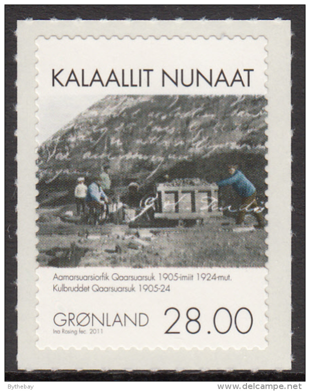 Greenland MNH 2011 Scott #602 28k Miners, Mining Car - Mining In Greenland - Minéraux