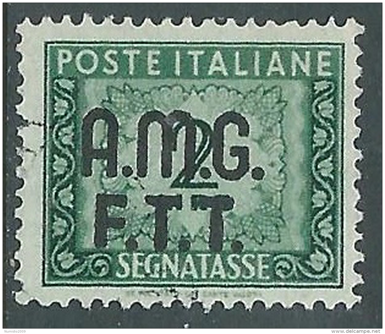 1947-49 TRIESTE A SEGNATASSE USATO 2 LIRE - LL2 - Postage Due