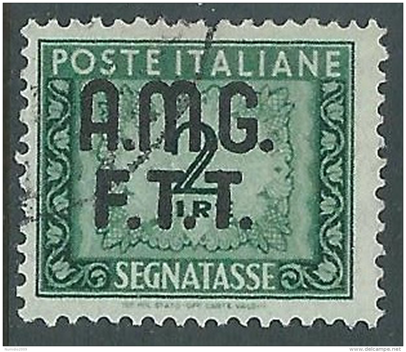 1947-49 TRIESTE A SEGNATASSE USATO 2 LIRE - LL3 - Taxe