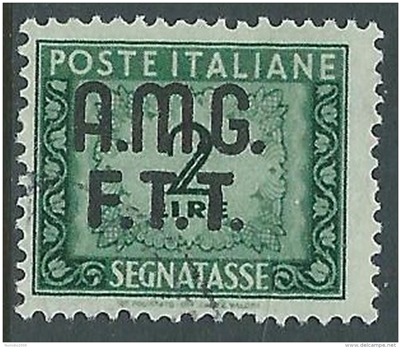 1947-49 TRIESTE A SEGNATASSE USATO 2 LIRE - LL4 - Strafport