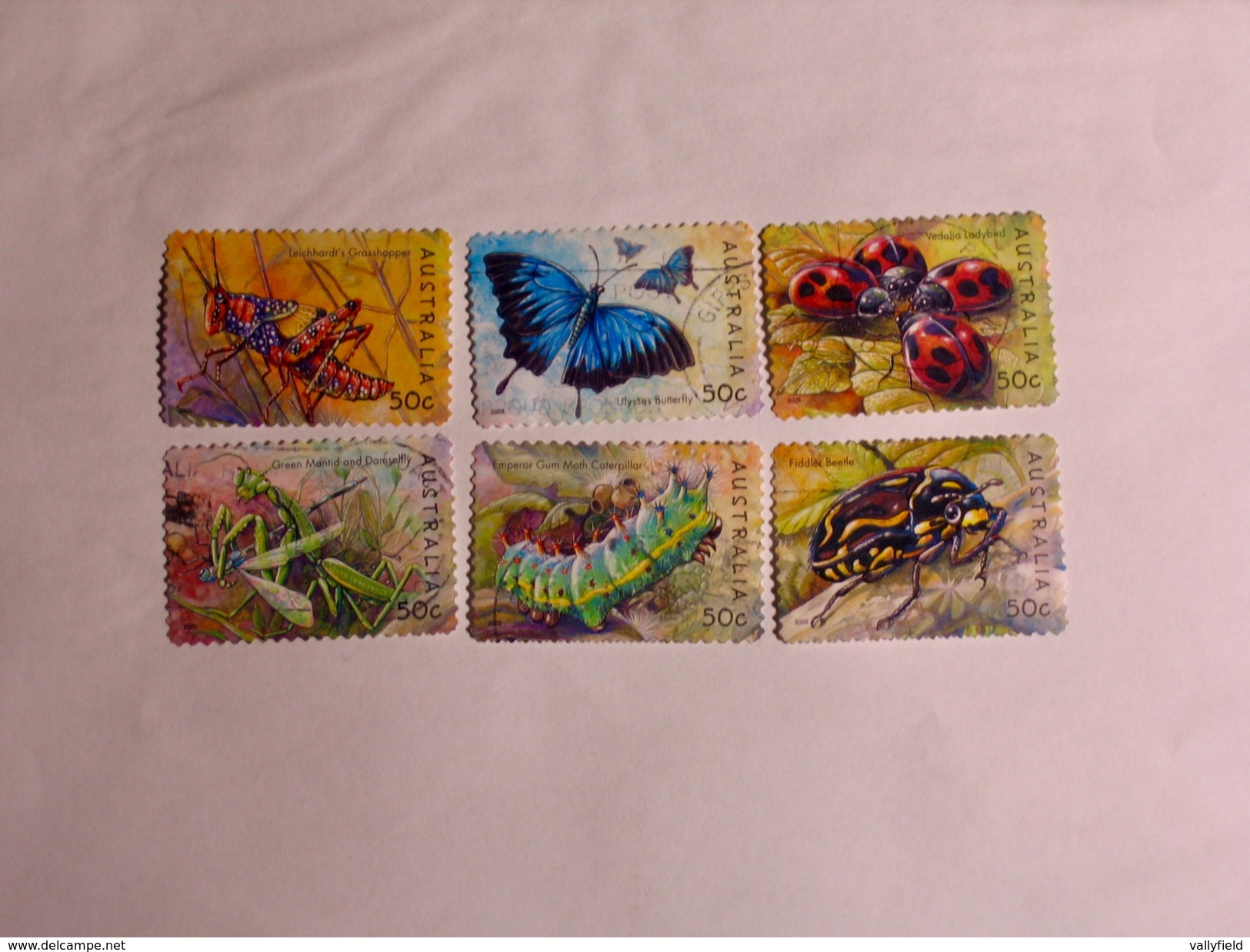 AUSTRALIE  2003  LOT #25  INSECTS - Oblitérés