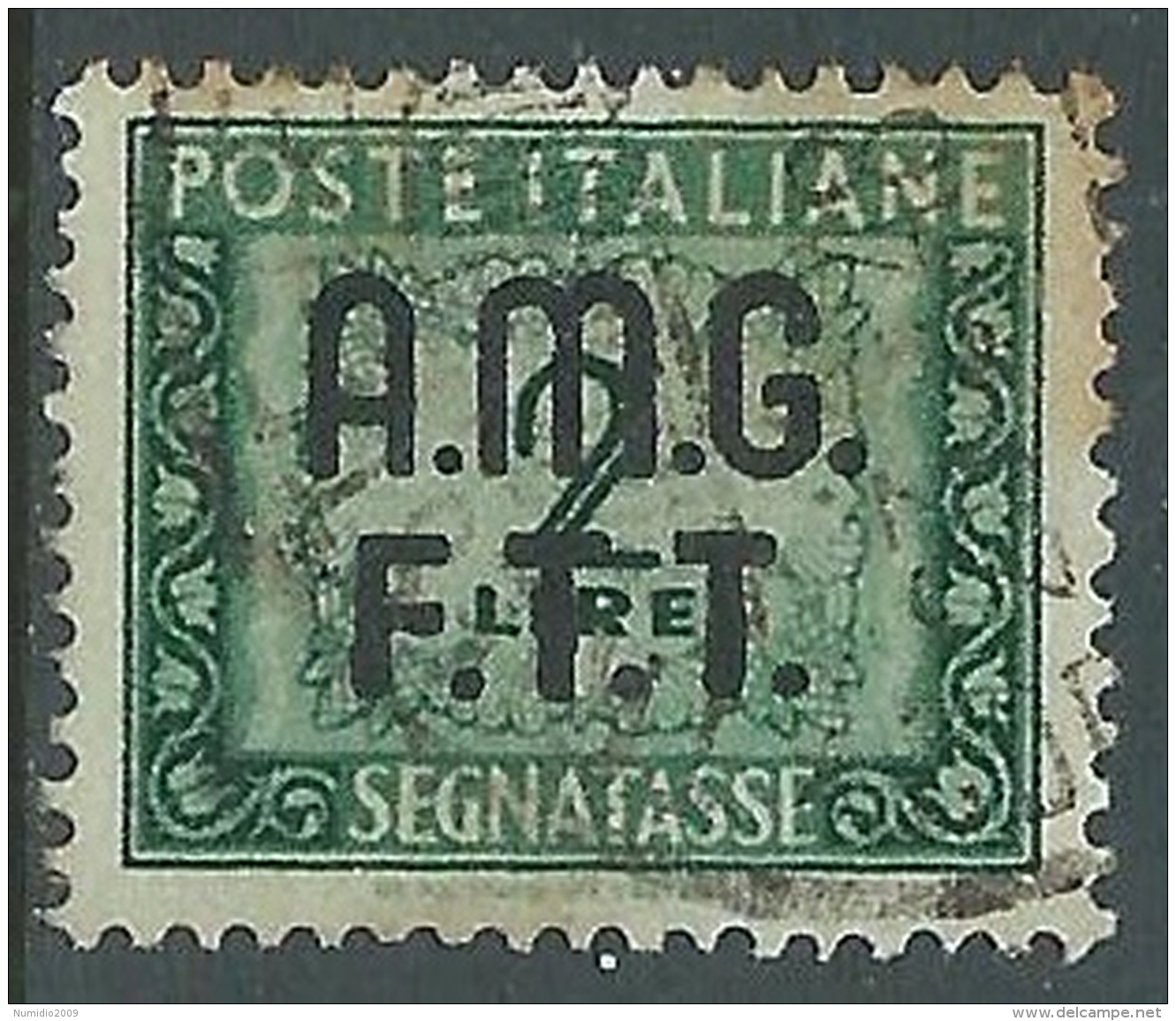 1947-49 TRIESTE A SEGNATASSE USATO 2 LIRE - LL9 - Impuestos