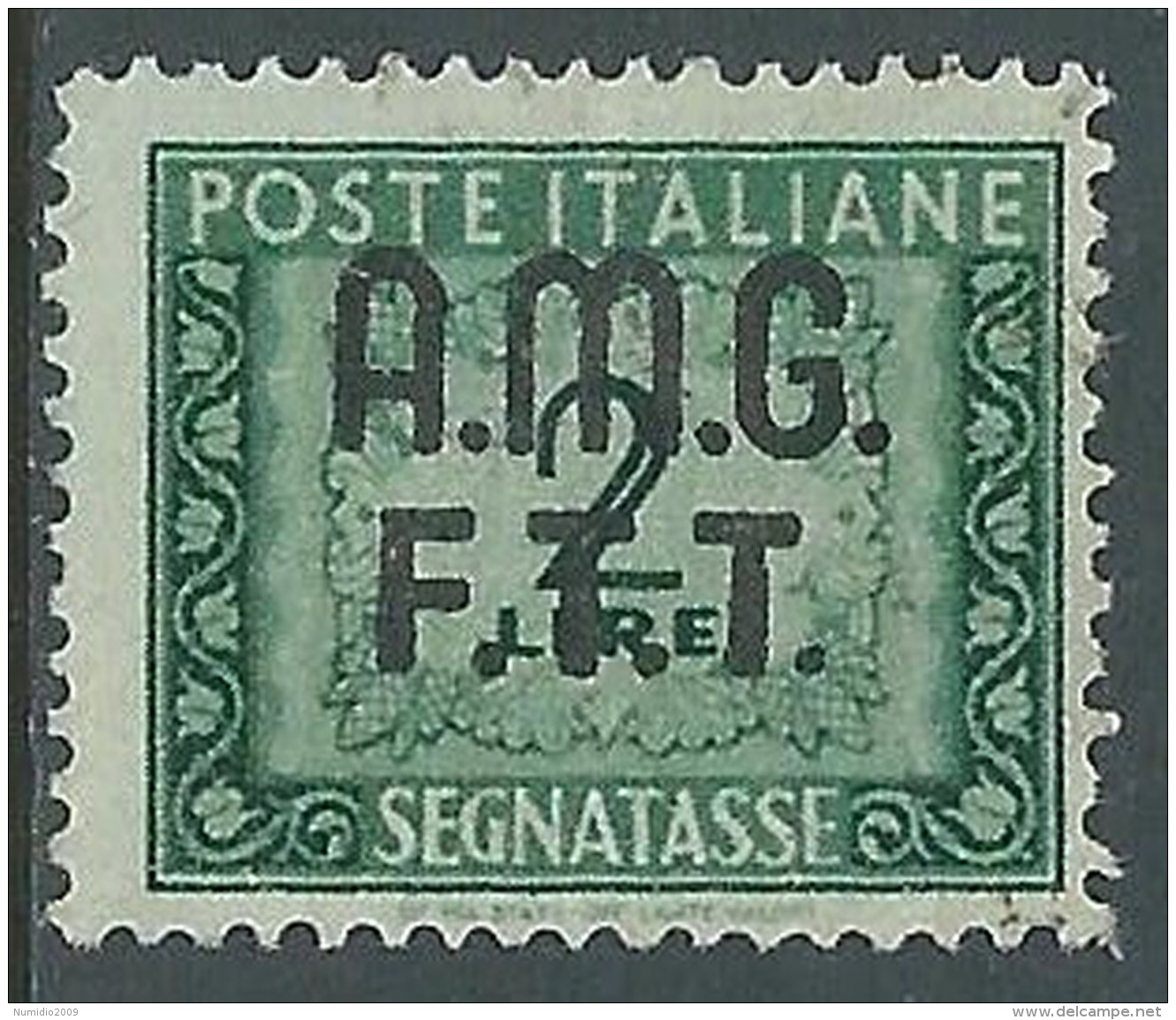 1947-49 TRIESTE A SEGNATASSE USATO 2 LIRE - LL10 - Taxe