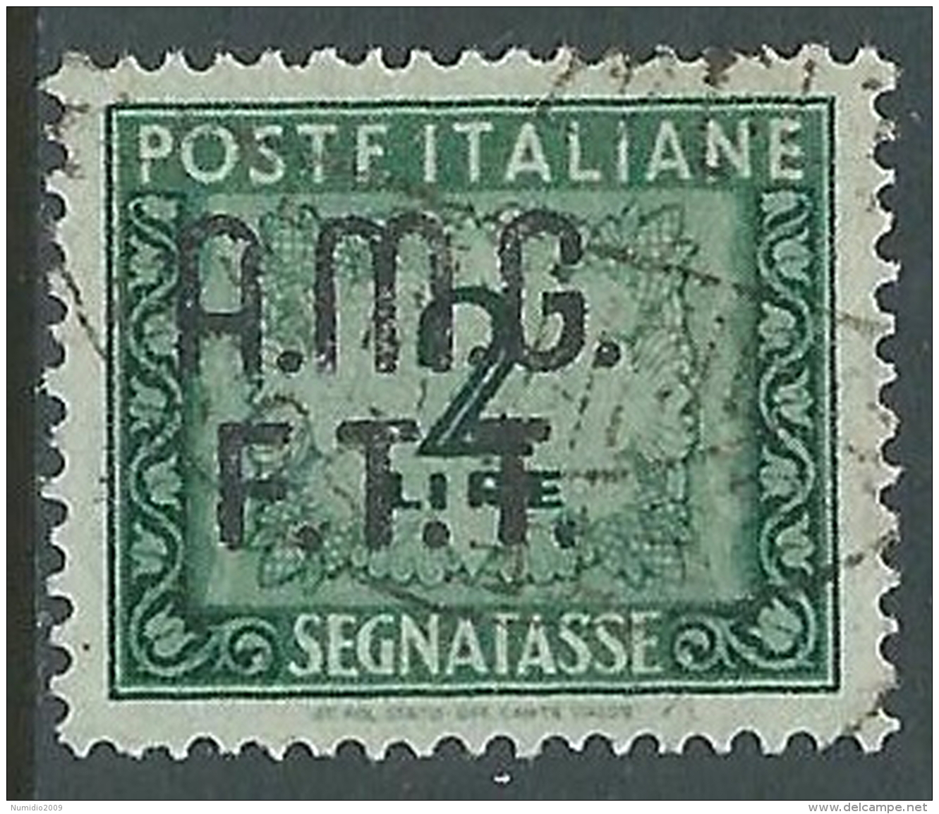 1947-49 TRIESTE A SEGNATASSE USATO 2 LIRE - LL11 - Impuestos