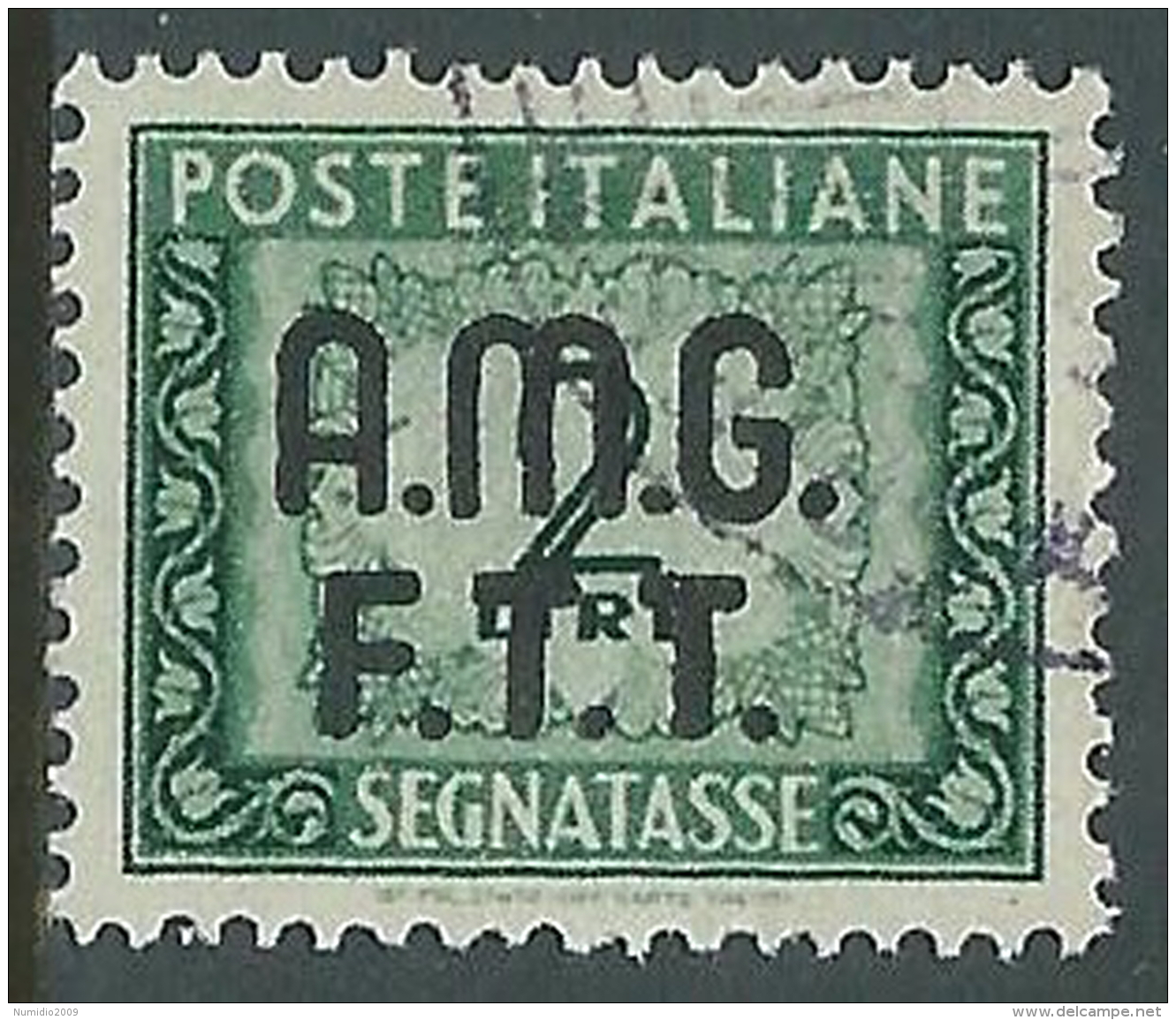 1947-49 TRIESTE A SEGNATASSE USATO 2 LIRE - LL12 - Taxe