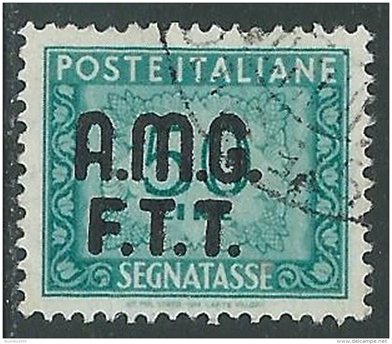 1947-49 TRIESTE A SEGNATASSE USATO 50 LIRE - LL2 - Impuestos