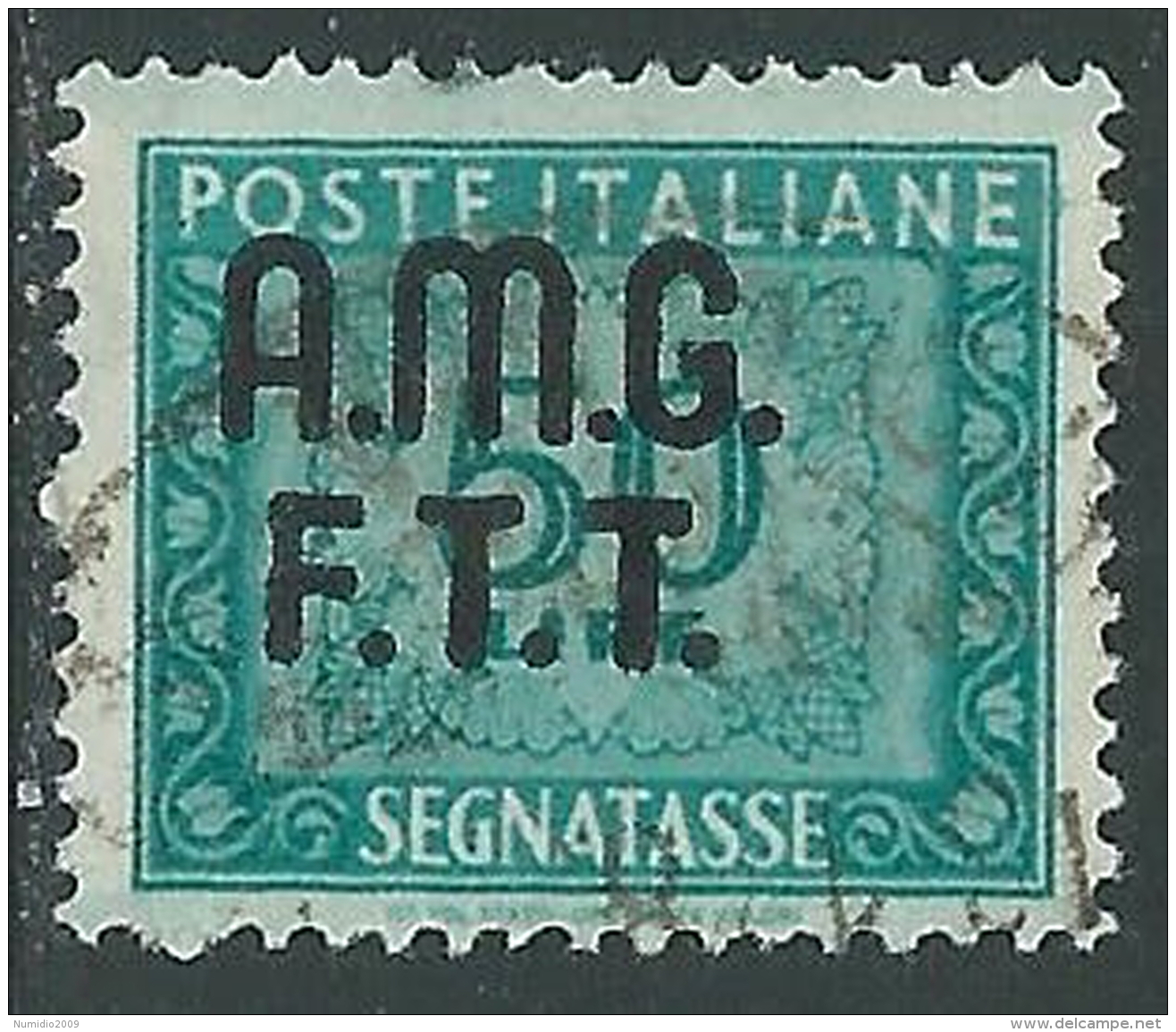 1947-49 TRIESTE A SEGNATASSE USATO 50 LIRE - LL3 - Postage Due