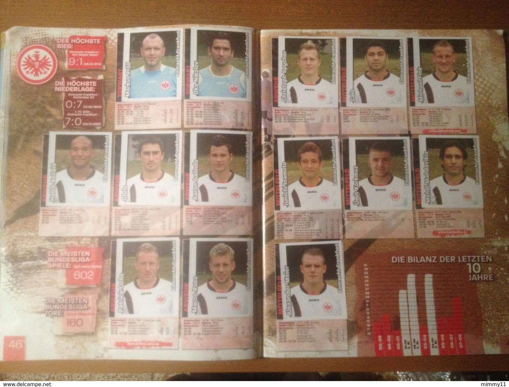 Album Panini 2008/09 BUNDESLIGA FUSBALL COMPLETO