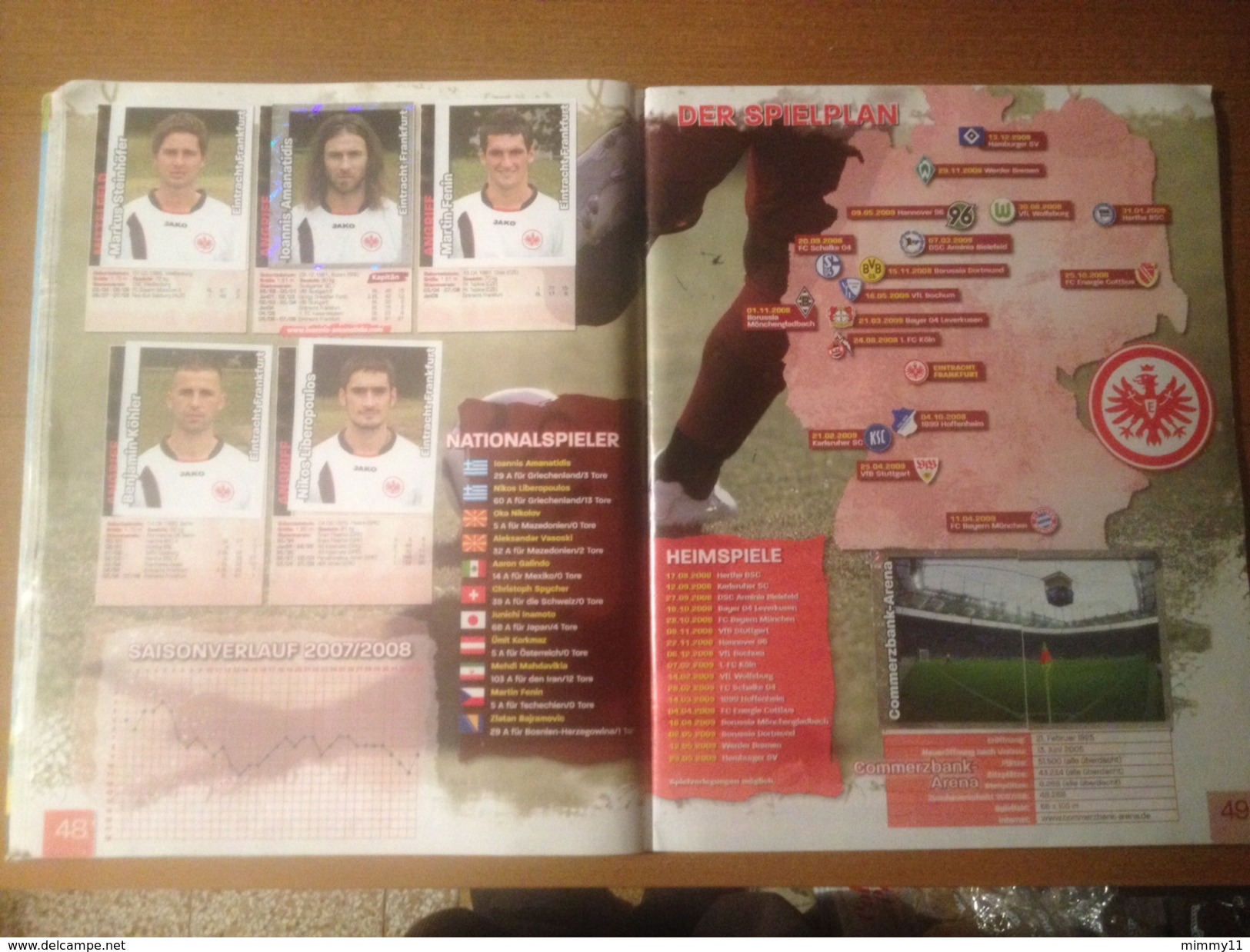 Album Panini 2008/09 BUNDESLIGA FUSBALL COMPLETO