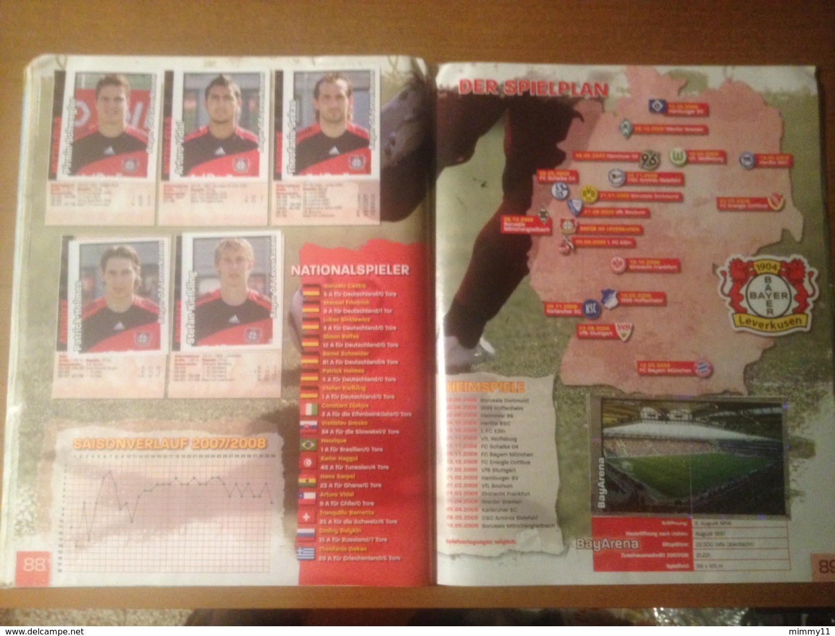 Album Panini 2008/09 BUNDESLIGA FUSBALL COMPLETO