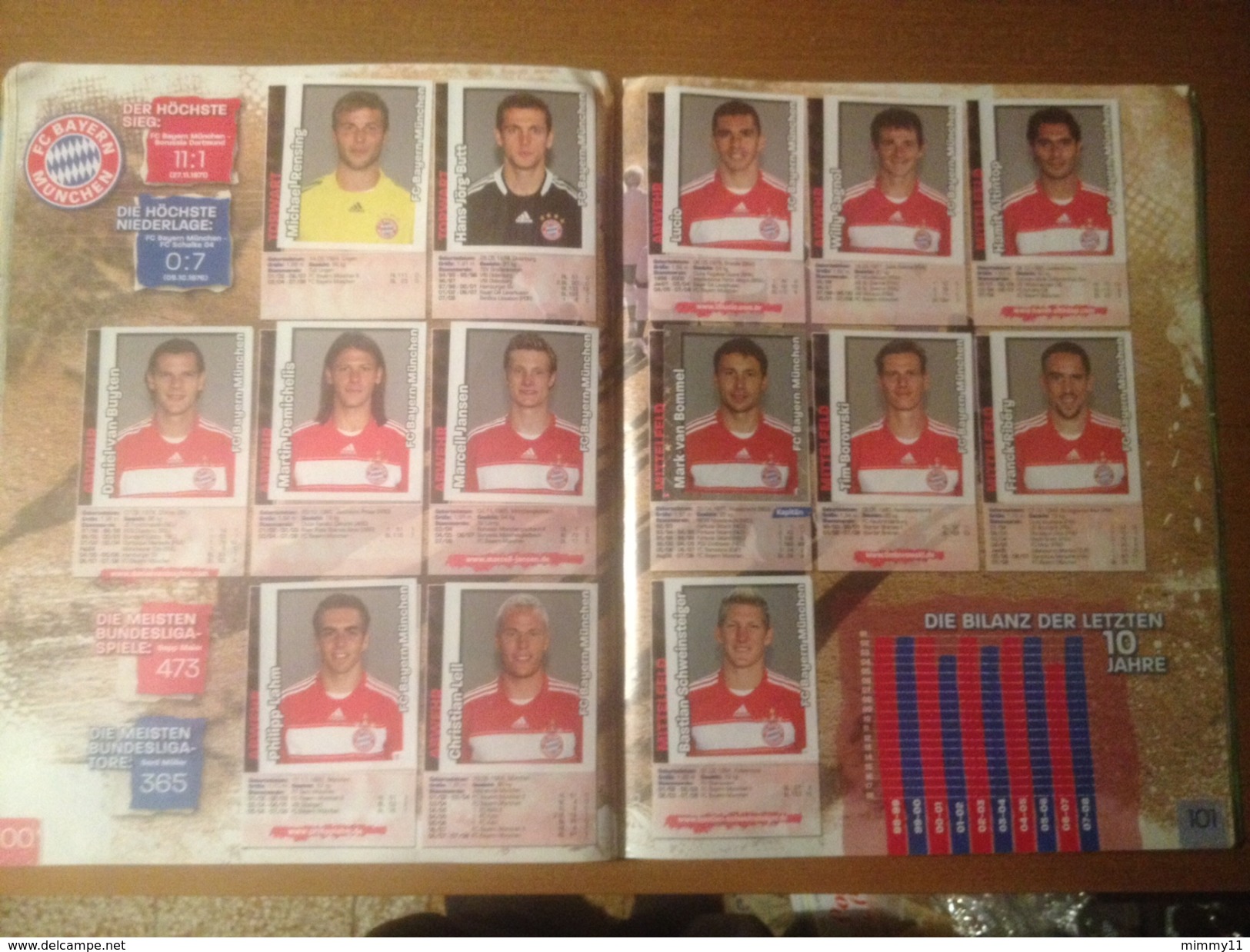 Album Panini 2008/09 BUNDESLIGA FUSBALL COMPLETO