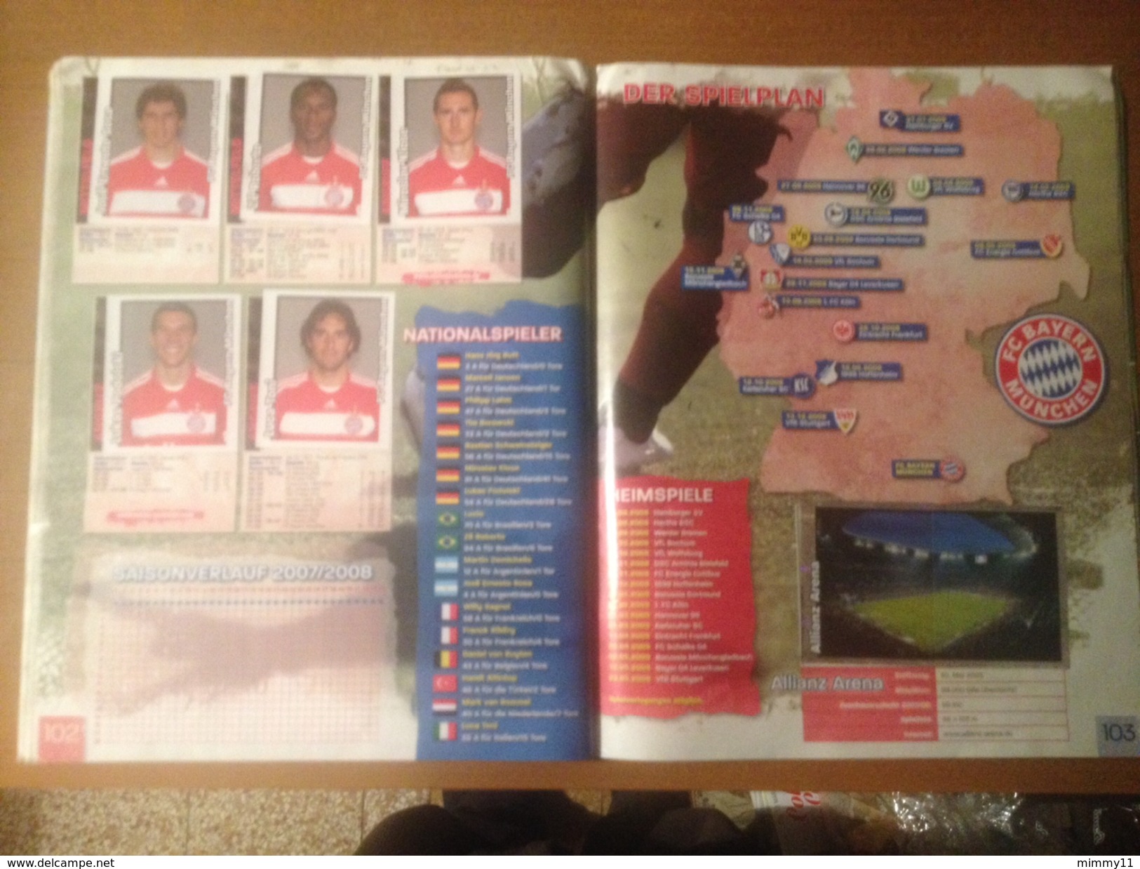 Album Panini 2008/09 BUNDESLIGA FUSBALL COMPLETO