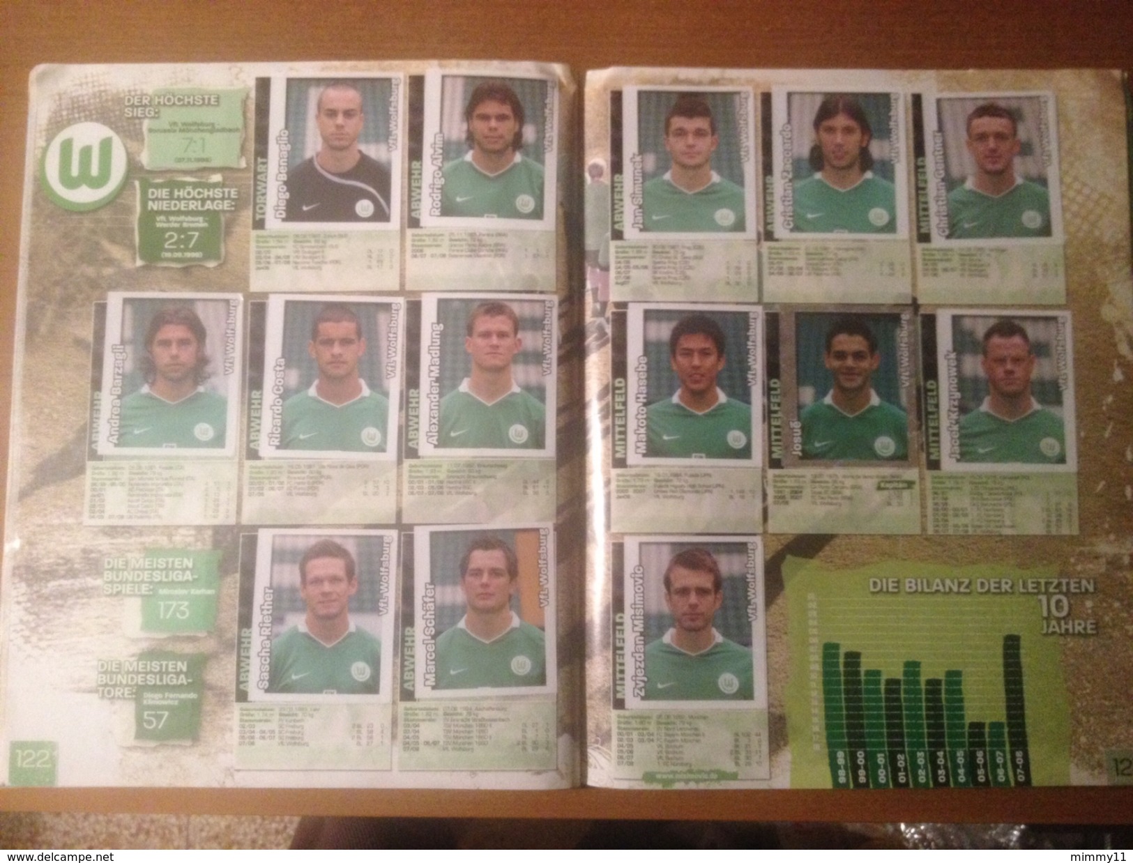 Album Panini 2008/09 BUNDESLIGA FUSBALL COMPLETO