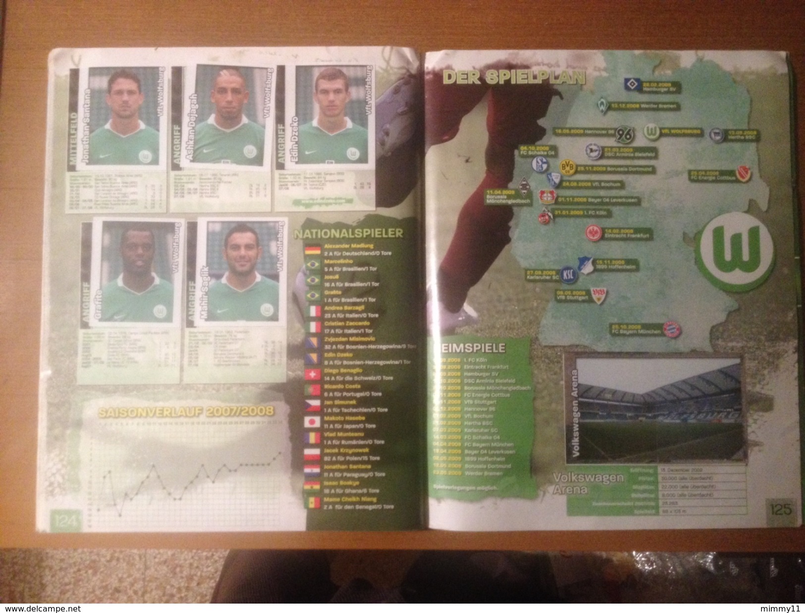 Album Panini 2008/09 BUNDESLIGA FUSBALL COMPLETO