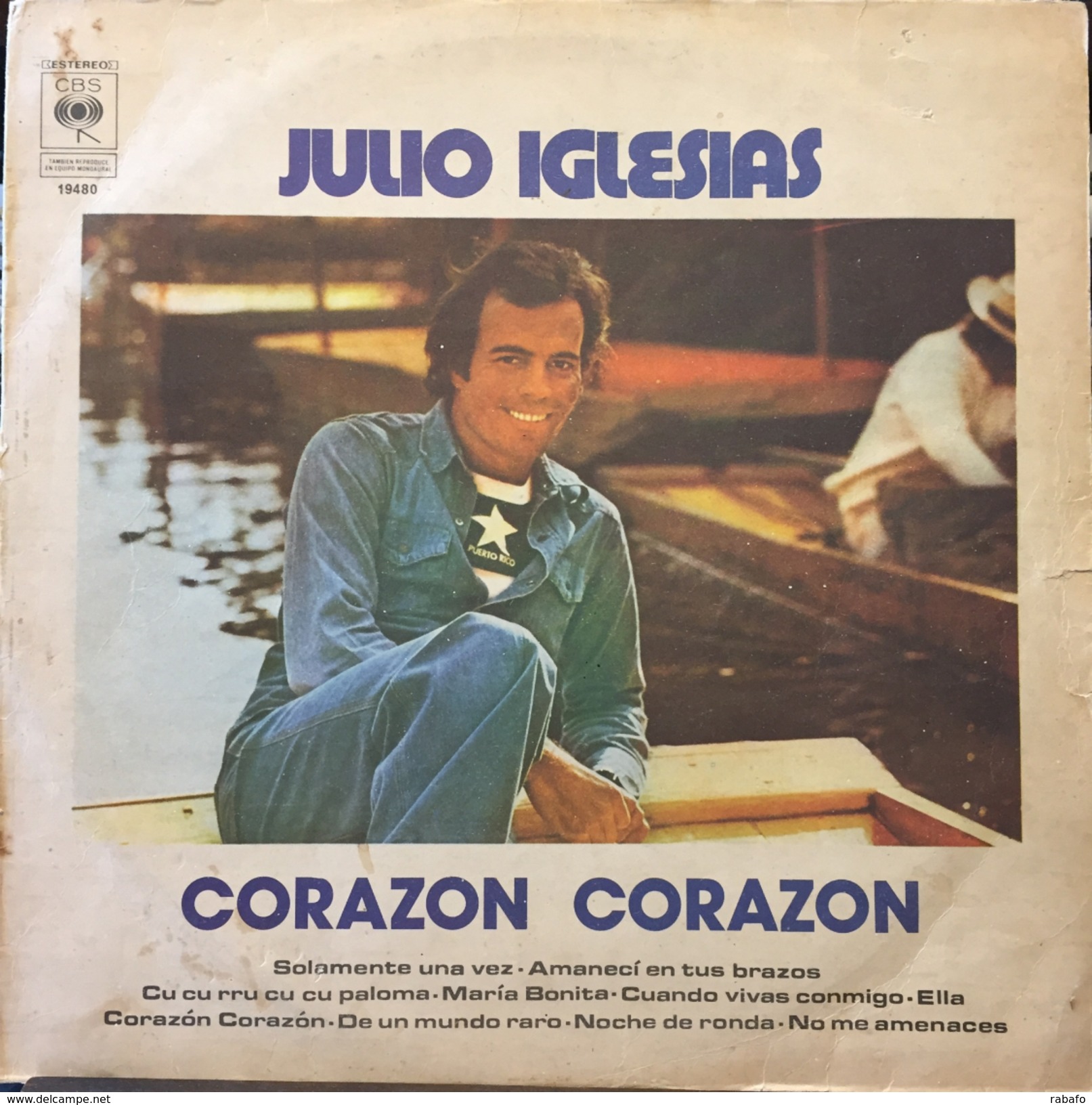 LP Argentino De Julio Iglesias Año 1975 - Autres - Musique Espagnole