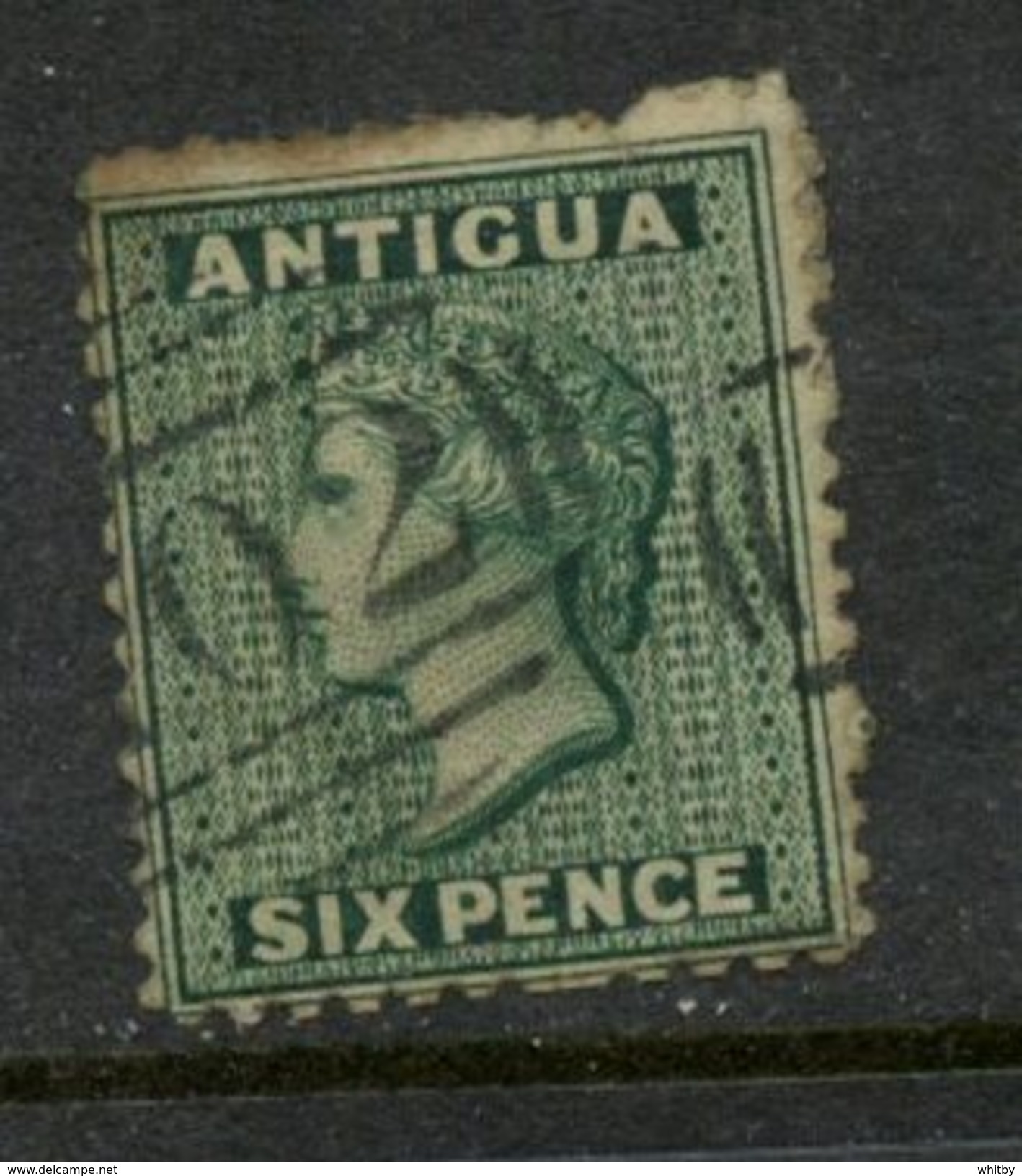 Antigua 1872 6p Victoria Issue #7 - 1858-1960 Crown Colony