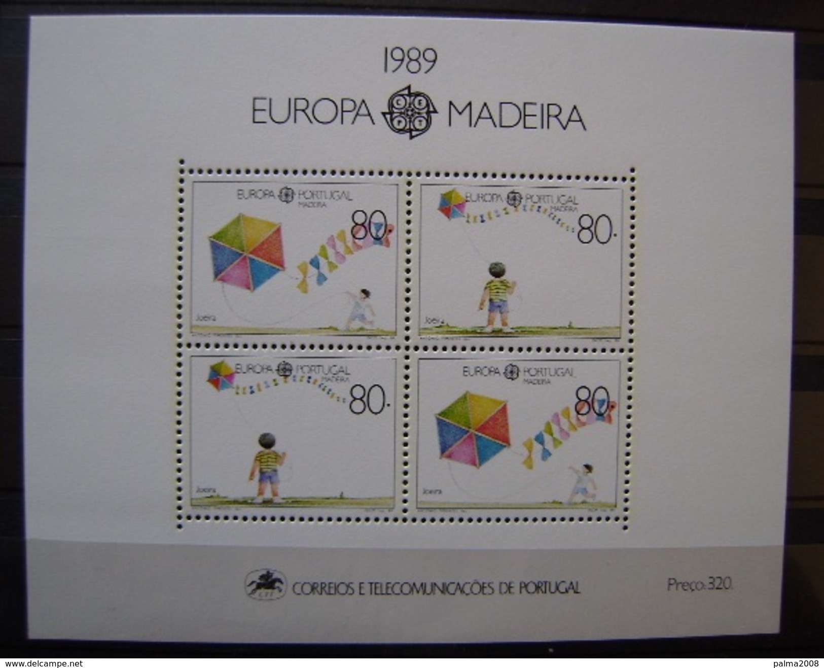 MADEIRA - IVERT HB 10 - NUEVOS (**) TEMA EUROPA - CEPT 1989 (R032) - Otros - Europa