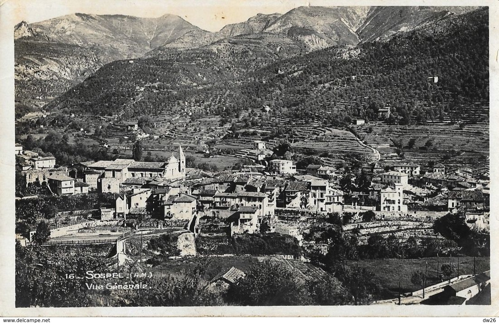 Sospel (Alpes-Maritimes) - Vue Générale - Edition Daniel - Sospel