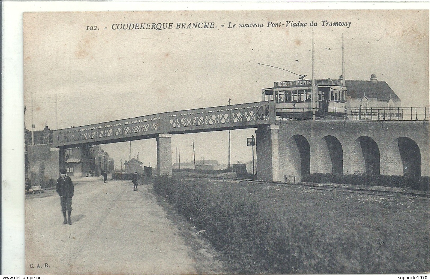 NORD - 59 -COUDEKERQUE BRANCHE - Le Nouveau Pont Viaduc Du Tramway - Coudekerque Branche