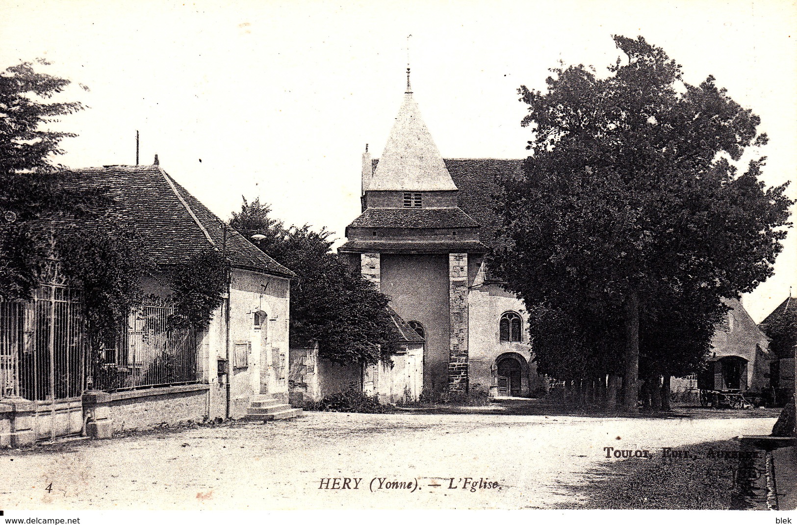 89 . Yonne :  Héry : L ' église . - Hery