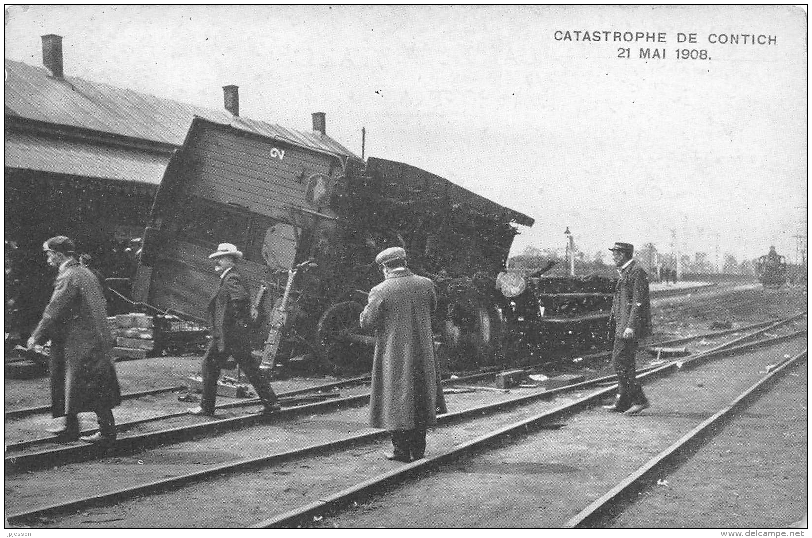 CATASTROPHE DE CONTICH  21 MAI 1908  ACCIDENT DE CHEMIN DE FER - Kontich