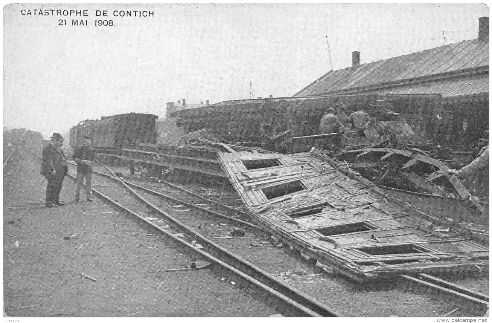 CATASTROPHE DE CONTICH  21 MAI 1908  ACCIDENT DE CHEMIN DE FER - Kontich