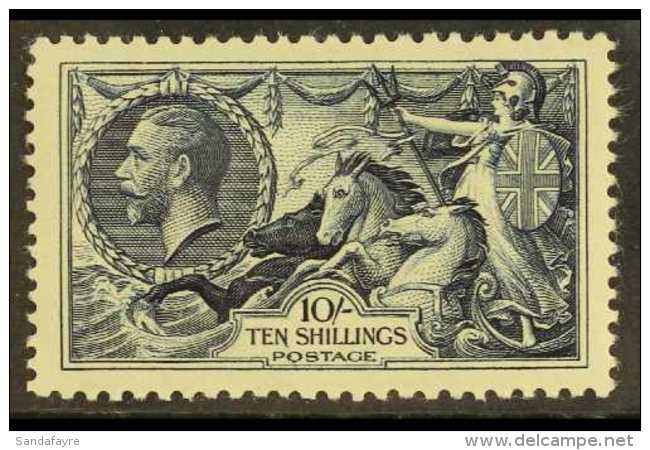 1934 10s Indigo, SG 452, Never Hinged Mint With Light Corner Bend For More Images, Please Visit... - Unclassified