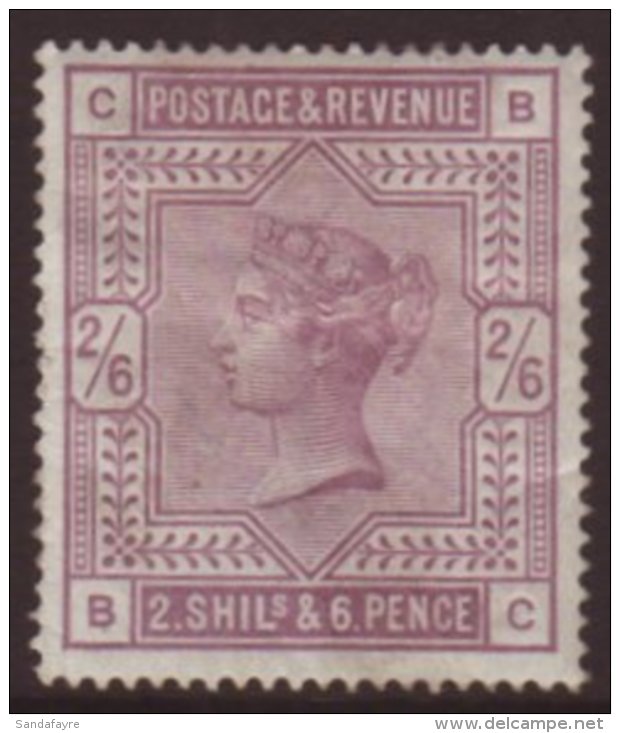 1883-84 2s6d Lilac, SG 178, Mint With Large Part Original Gum, Hinge Remain. For More Images, Please Visit... - Other & Unclassified