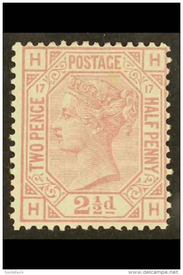 1880 2&frac12;d Rosy Mauve Plate 17, Wmk Orb, SG 141, Mint Large Part OG With Lovely Colour &amp; Full Perfs,... - Other & Unclassified