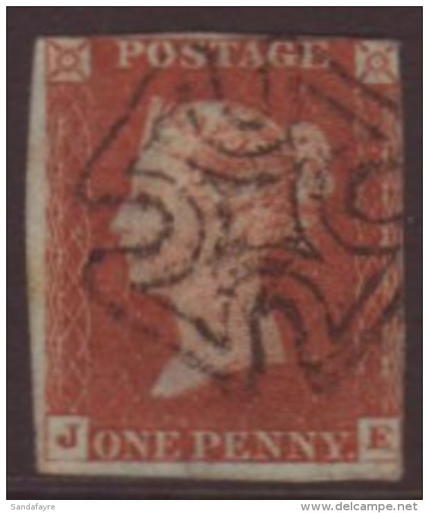 1841 1d Red Brown Imperf, SG 8, Used With Excellent 'Belfast' Maltese Cross Cancel, Two Clear Margins, Scarce! For... - Other & Unclassified