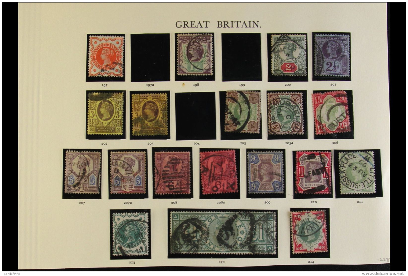 1840-1900 USED COLLECTION ON SG PRINTED LEAVES CAT &pound;24,000+ Mixed Quality But Including Much Good To Fine.... - Other & Unclassified