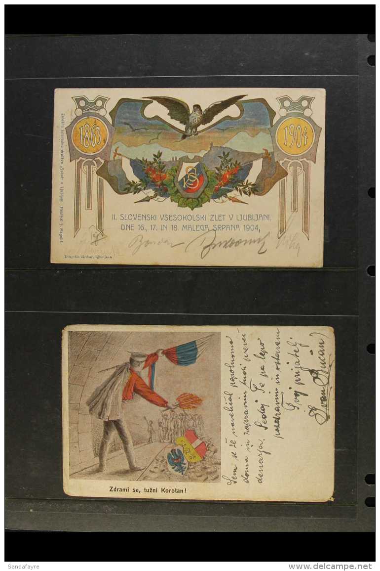 SOKOL MOVEMENT 1904-1934 Interesting Covers/cards Collection Related To The Health / Sport Movement Arranged On... - Other & Unclassified