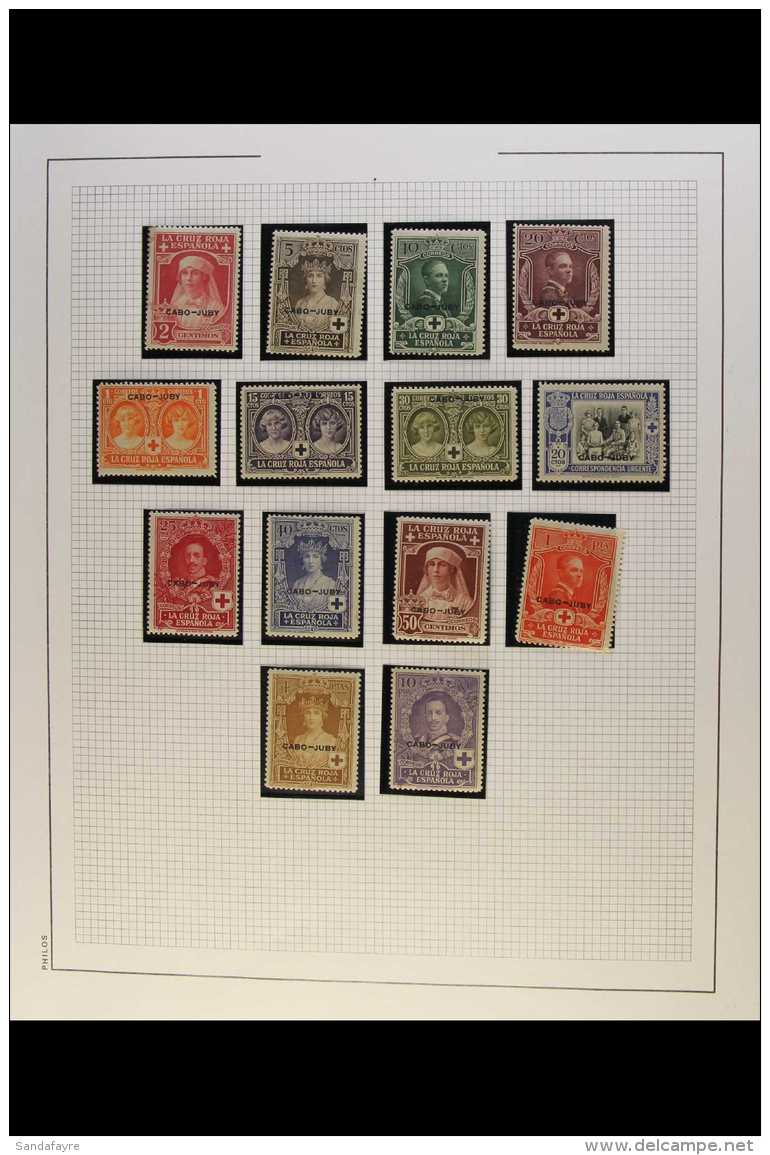 CABO JUBY 1919-48 Attractive All Different Fine Mint Or Used Collection On Album Pages, Includes 1919 "CABO JUBY"... - Other & Unclassified