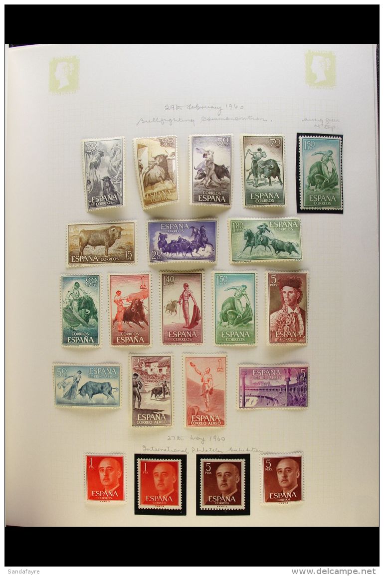 1958 - 1999 COMPLETE MINT COLLECTION Four Volume Collection, Mostly In Hingeless Mounts Including Miniature... - Other & Unclassified