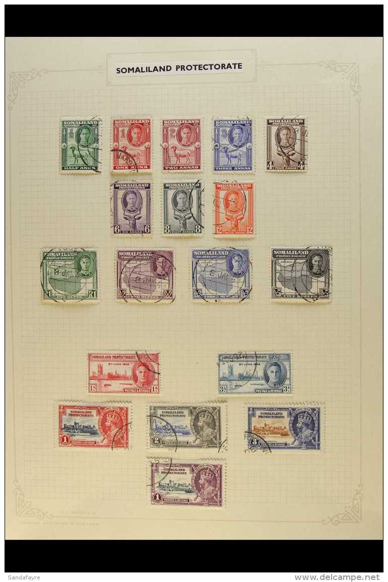 1903-51 FINE USED COLLECTION An All Different Collection On Album Pages Which Includes 1903 QV (opts At Top) Range... - Somaliland (Protectorate ...-1959)