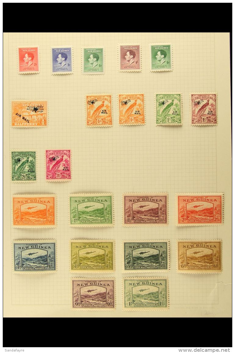 1915-73 "NWPI" TO "PNG" COLLECTION A Mint Or Used Old Time Collection On Album Pages Which Starts With A Few NWPI... - Papua New Guinea