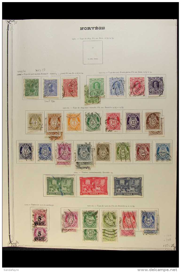1907-1955 COMPREHENSIVE COLLECTION On Pages, Mint &amp; Used, Inc 1907-10 1&frac12;k King Small Die And 1k Large... - Altri & Non Classificati