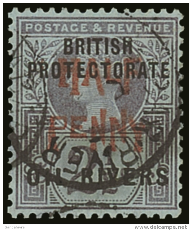 1893 &frac12;d On 2&frac12;d Type 9 Surcharge In Vermilion, SG 31, Very Fine Used. For More Images, Please Visit... - Other & Unclassified