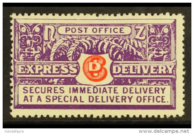 EXPRESS 1937-39 6d Vermilion And Bright Violet On Wiggins Teape Paper, Perf 14 X 15, SG E5, Fine Mint. For More... - Other & Unclassified