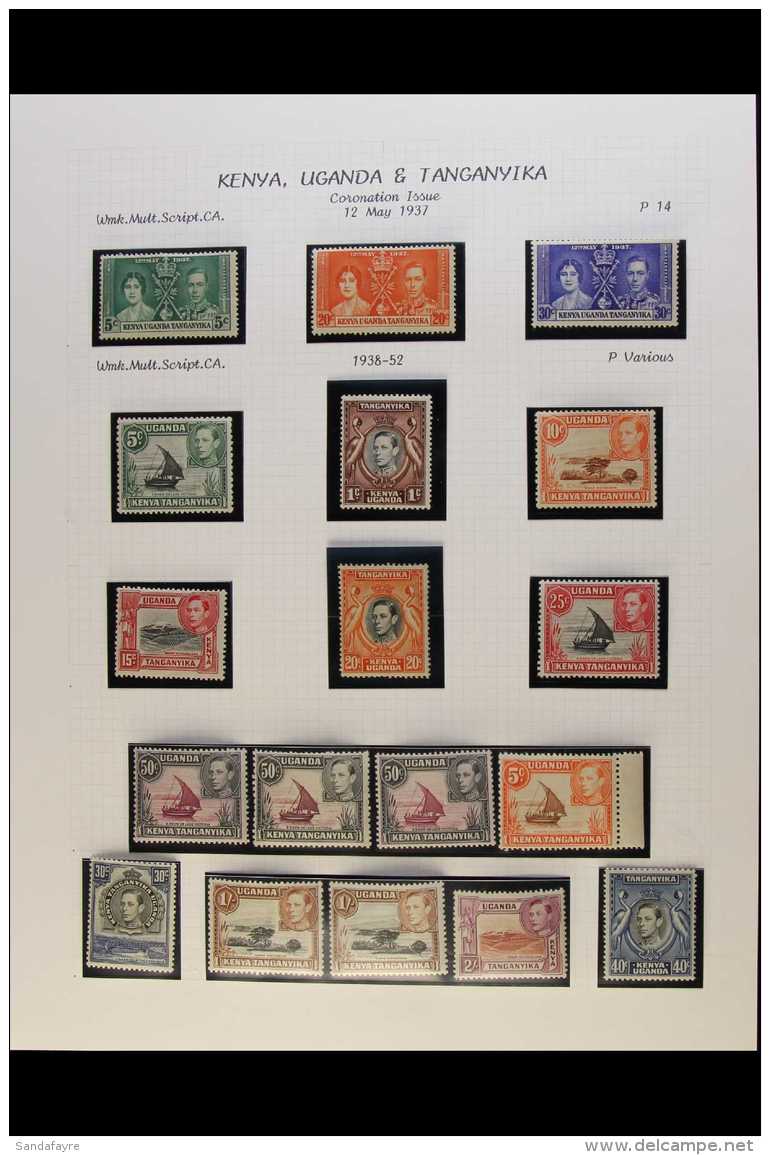 1937-54 KGVI FINE MINT COLLECTION Complete For Basic KGVI Issues, Defins Almost Complete As Listed In SG For Perfs... - Vide