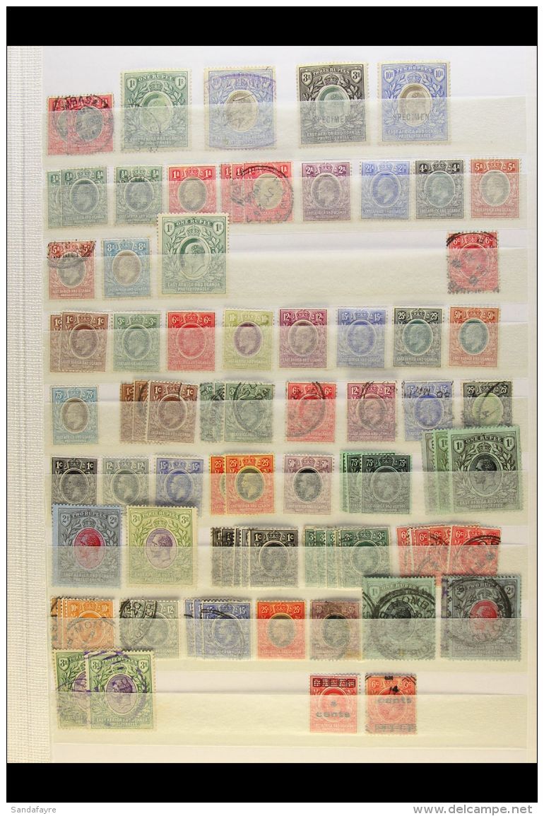 1903-1963 OLD RANGES On Stock Pages, Mint &amp; Used, Inc 1903-04 To 1r Used, Plus 10r Fiscally Used And 3r &amp;... - Vide