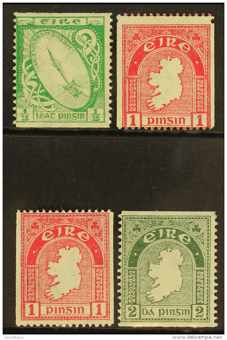 1933-34 COIL STAMPS Very Fine Mint Group Comprising &frac12;d Imperf X Perf 14, SG 71a, 1d Perf 15 X Imperf... - Other & Unclassified