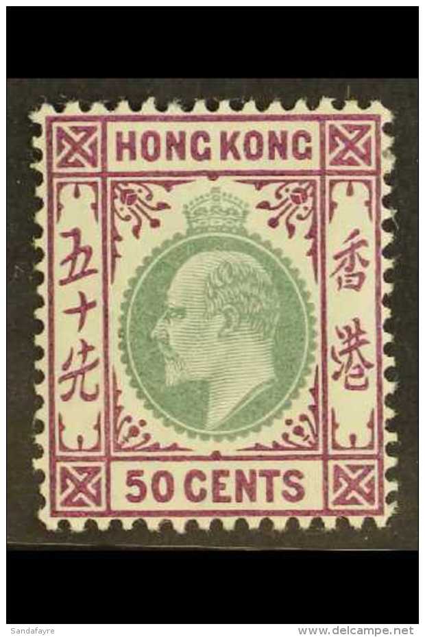 1904 50c Green And Magenta, SG 85, Very Fine Mint. For More Images, Please Visit... - Other & Unclassified