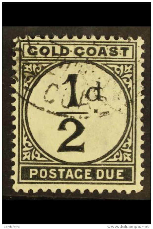 1923 Postage Due &frac12;d Black, SG D1, Fine Cds Used.  For More Images, Please Visit... - Gold Coast (...-1957)