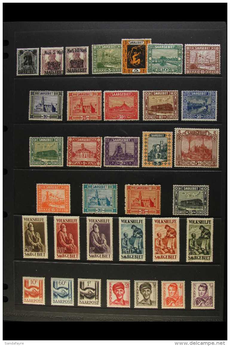 1921-52 FINE MINT COLLECTION An ALL DIFFERENT Collection Which Includes 1921 Surcharge Set, 1922 (values In French... - Other & Unclassified