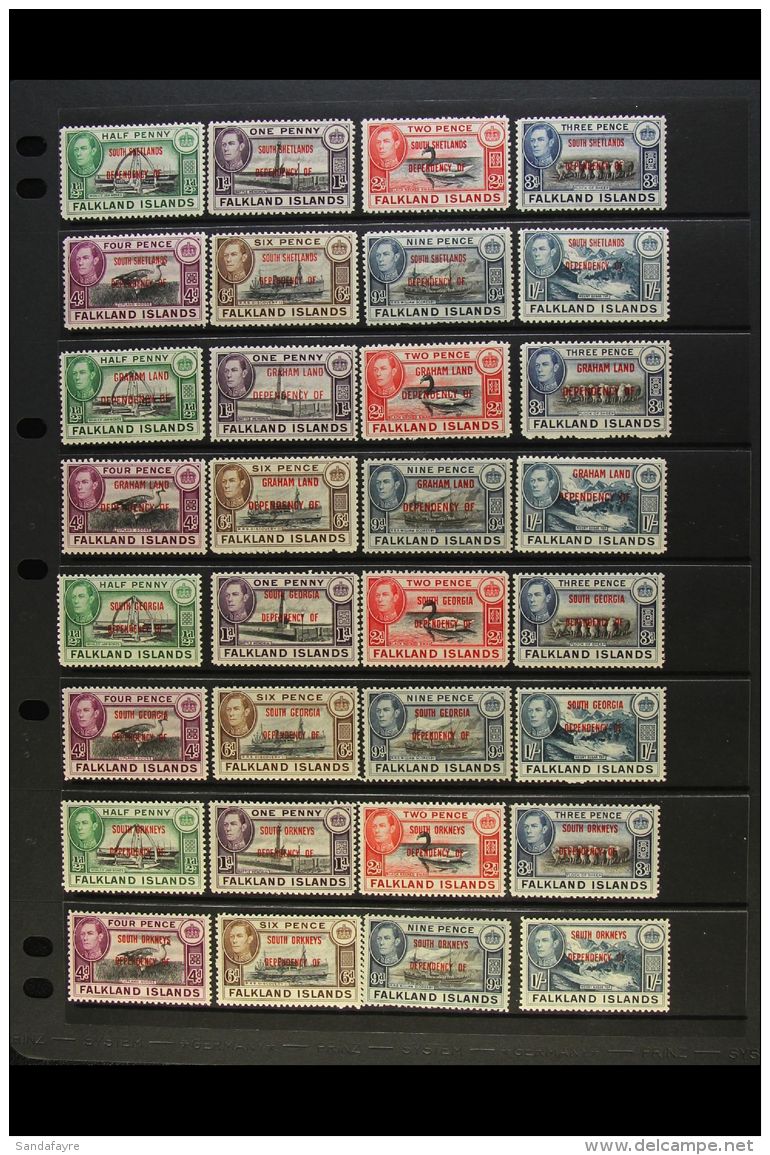 1944-1984 MINT / NHM COLLECTION Presented On Stock Pages. Includes 1944-45 Graham Land, South Georgia, South... - Falkland Islands